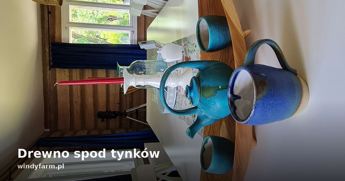 Drewno spod tynków